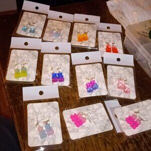 Gummy Bear Resin Earrings